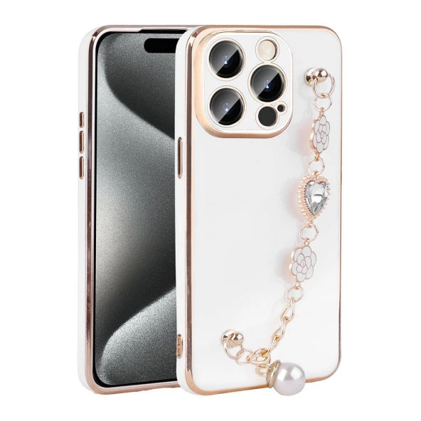 Apple iPhone 15 Pro Kılıf El Tutamaçlı Kamera Korumalı  Taka Silikon Kapak ürün görseli 1