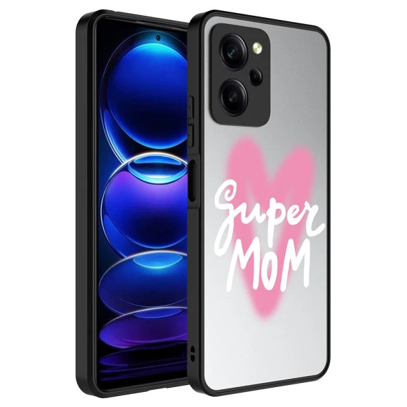 Xiaomi Poco X5 Pro Kılıf Aynalı Desenli Kamera Korumalı Parlak  Mirror Kapak ürün görseli 1