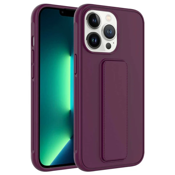 Apple iPhone 14 Pro Max Kılıf  Qstand Kapak - Resim 2