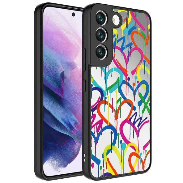 Galaxy S21 FE Kılıf Aynalı Desenli Kamera Korumalı Parlak  Mirror Kapak ürün görseli 1