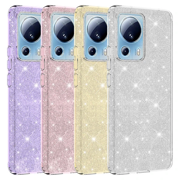 Xiaomi Mi 13 Lite Kılıf  Shining Silikon - Resim 6