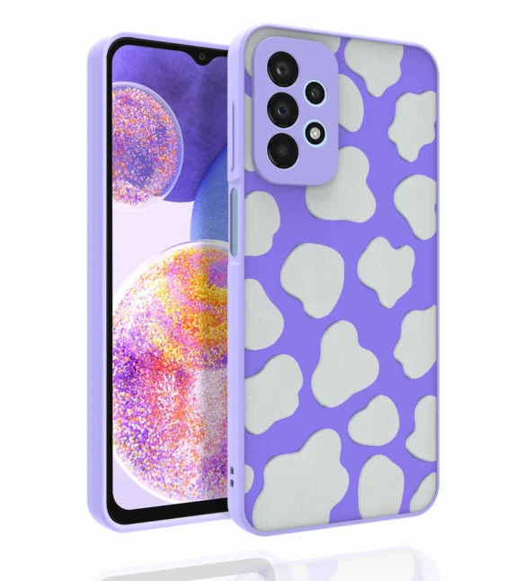 Galaxy A23 Kılıf Desenli Kamera Korumalı Parlak  Nora Kapak ürün görseli 1