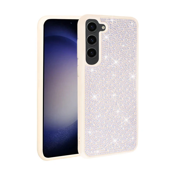 Galaxy S23 Kılıf Parlak Taşlı Tasarım  Ston Kapak ürün görseli 1