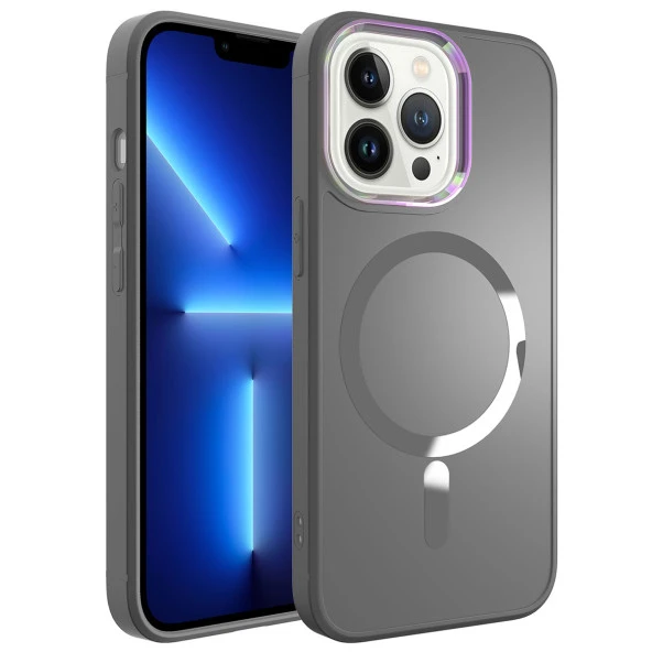 Apple iPhone 13 Pro Max Kılıf Magsafe Wireless Şarj Özellikli  Stil Kapak ürün görseli 1