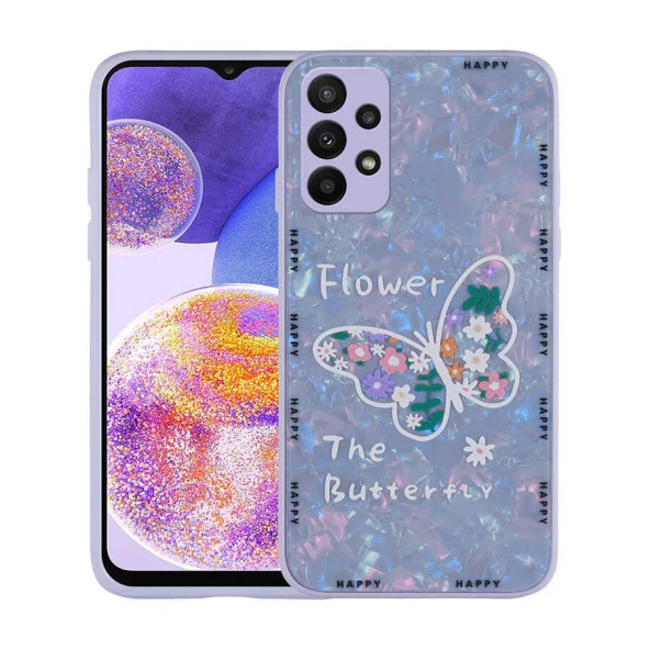 Galaxy A33 5G Kılıf Desenli Sert Silikon  Mumila Kapak ürün görseli 1