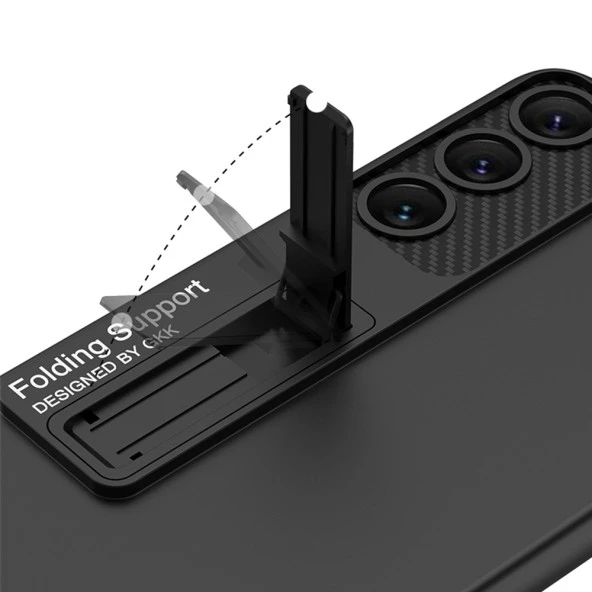 Galaxy S23 Kılıf  Standlı Ays Kapak - Resim 8
