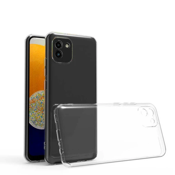 Galaxy A03 Kılıf  Süper Silikon Kapak - Resim 2