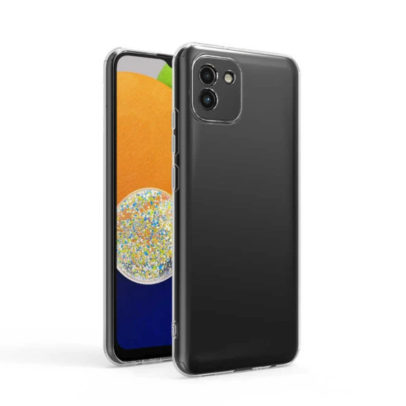 Galaxy A03 Kılıf  Süper Silikon Kapak - Resim 3
