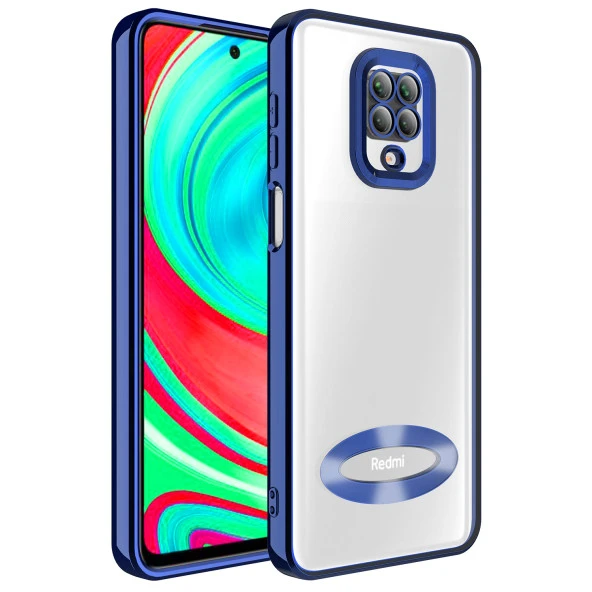 Xiaomi Redmi Note 9 Pro Kılıf Kamera Korumalı Logo Gösteren  Omega Kapak ürün görseli 1