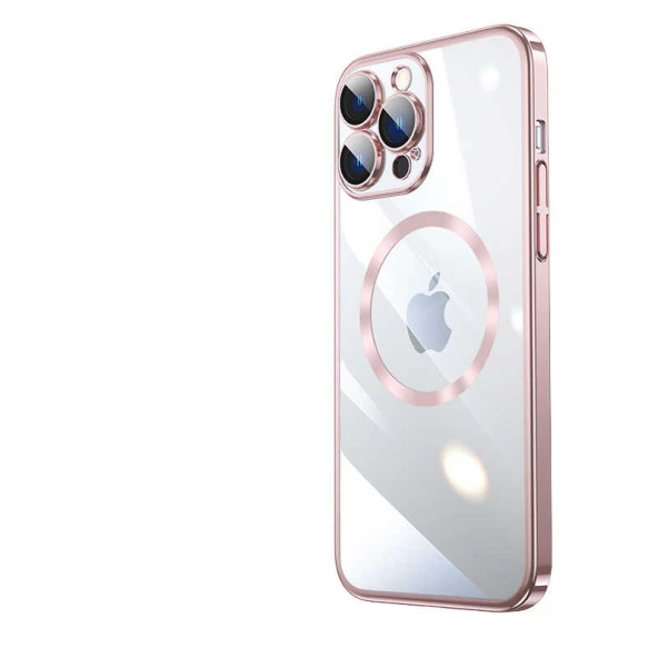 Apple iPhone 13 Pro Kılıf Wireless Şarj Özellikli Sert PC  Riksos Magsafe Kapak ürün görseli 1