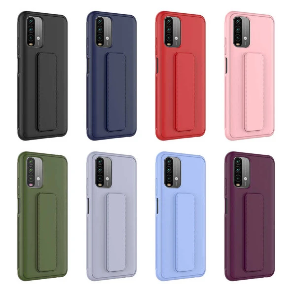 Xiaomi Poco M5S Kılıf  Qstand Kapak - Resim 7