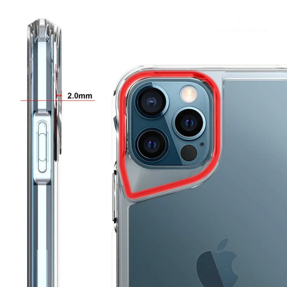 Apple iPhone 12 Pro Max Kılıf  T-Max Kapak - Resim 3