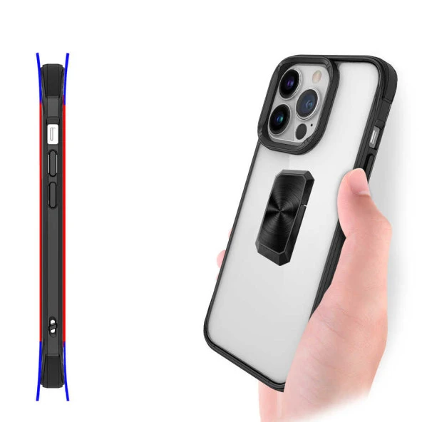 Apple iPhone 13 Pro Max Kılıf  V-Bax Kapak - Resim 6
