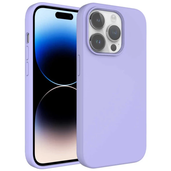 Apple iPhone 14 Pro Kılıf Sıvı Teknolojili Silinebilir Sert  Kivi Kapak ürün görseli 1