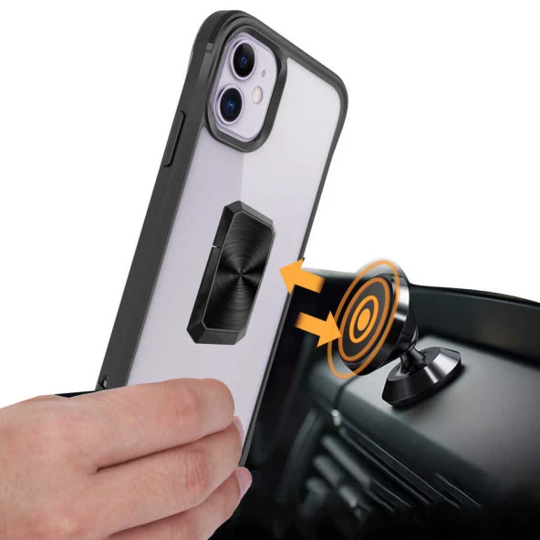 Apple iPhone 11 Kılıf  V-Bax Kapak - Resim 4