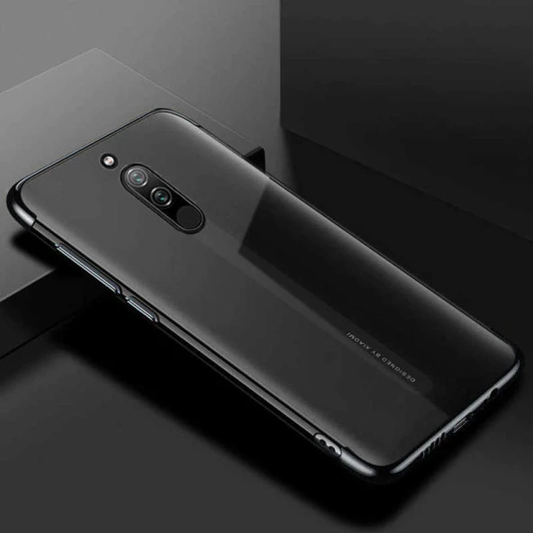 Xiaomi Redmi 8 Kılıf  Dört Köşeli Lazer Silikon Kapak ürün görseli 1