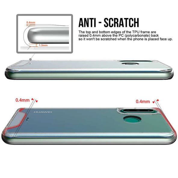 Huawei P30 Lite Kılıf  Gard Silikon - Resim 8