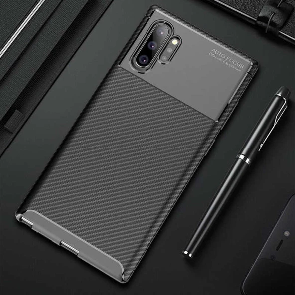 Galaxy Note 10 Plus Kılıf  Negro Silikon Kapak - Resim 5