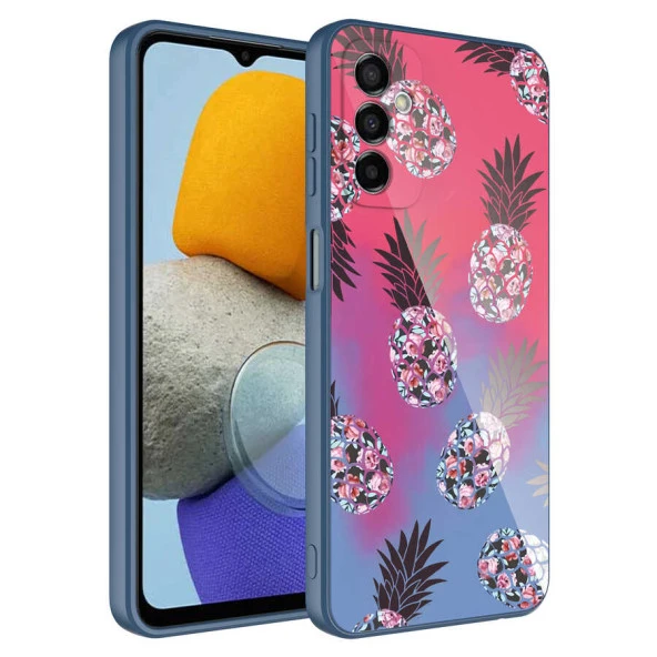Galaxy M23 Kılıf Kamera Korumalı Desenli Sert Silikon  Epoksi Kapak ürün görseli 1