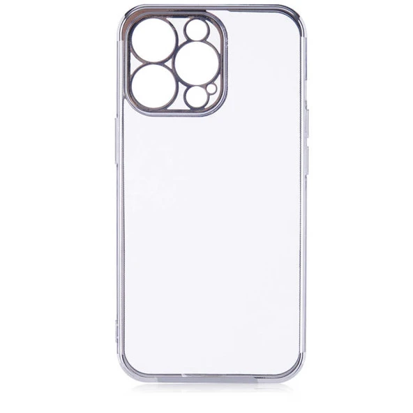 Apple iPhone 13 Pro Max Kılıf  Dört Köşeli Lazer Silikon Kapak ürün görseli 1