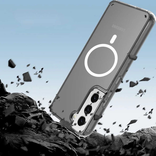 Galaxy S22 Kılıf  Tacsafe Wireless Kapak - Resim 5