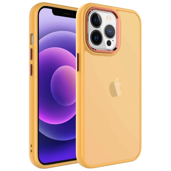 Apple iPhone 13 Pro Max Kılıf Buzlu Sert PC  May Kapak - Resim 8