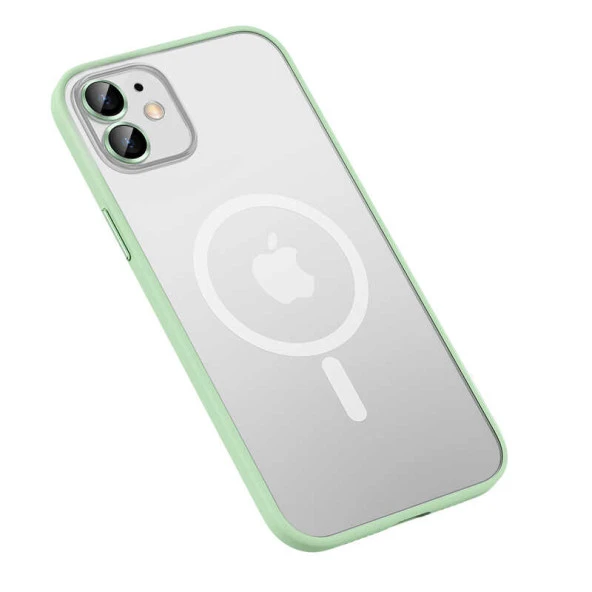 Apple iPhone 12 Kılıf  Mokka Wireless Kapak - Resim 3