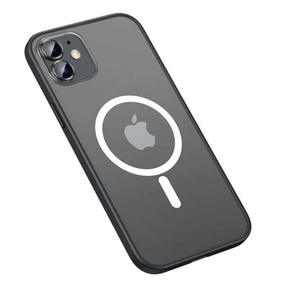 Apple iPhone 12 Kılıf  Mokka Wireless Kapak - Resim 6