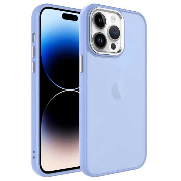 Apple iPhone 14 Pro Max Kılıf Buzlu Sert PC  May Kapak - Resim 4