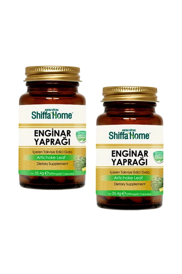 (AKSUVİTAL) Enginar Yaprağı 590 Mg 60 Kapsül X 2 Adet ürün görseli 1