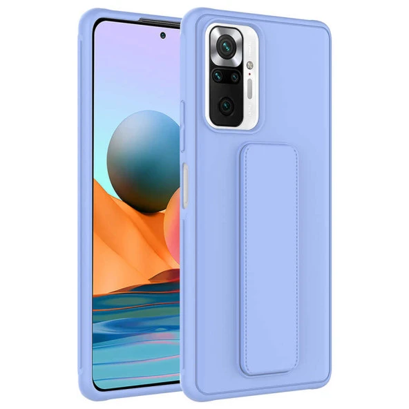 Xiaomi Redmi Note 10 Pro Kılıf  Qstand Kapak - Resim 4