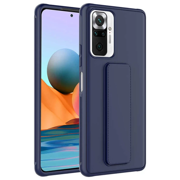 Xiaomi Redmi Note 10 Pro Kılıf  Qstand Kapak - Resim 7