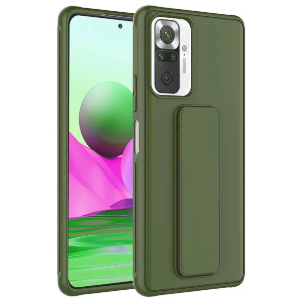 Xiaomi Redmi Note 10 Pro Kılıf  Qstand Kapak - Resim 8