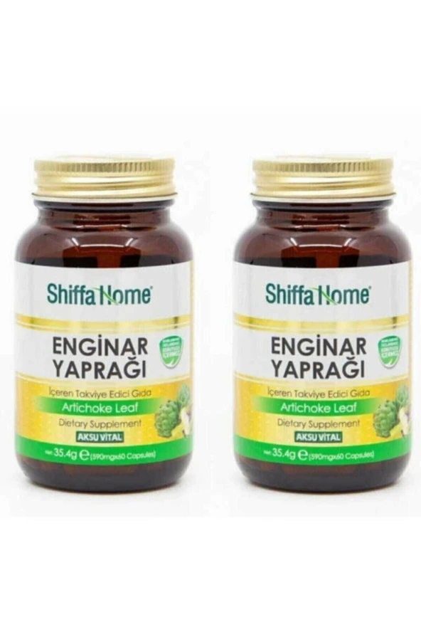 2 Kutu Aksu Vital Enginar Yaprağı Kapsül Articchoke Leaf 590 mg X 60 Kapsül X 2 ürün görseli 1
