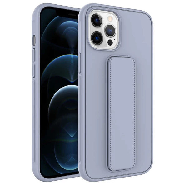 Apple iPhone 12 Pro Kılıf  Qstand Kapak - Resim 7