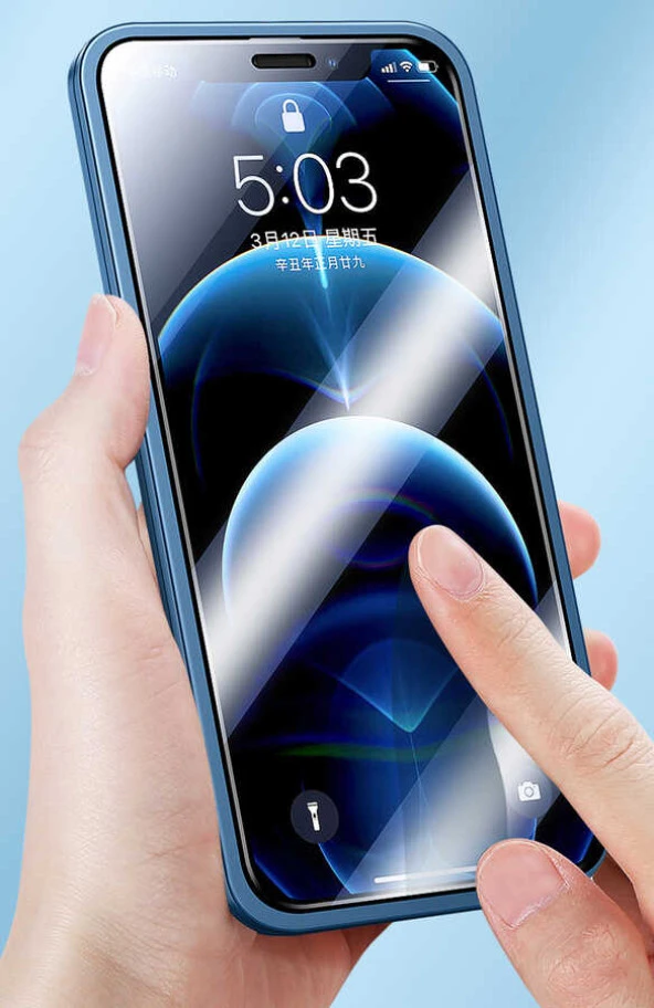 Apple iPhone 13 Pro Kılıf  Led Kapak - Resim 12