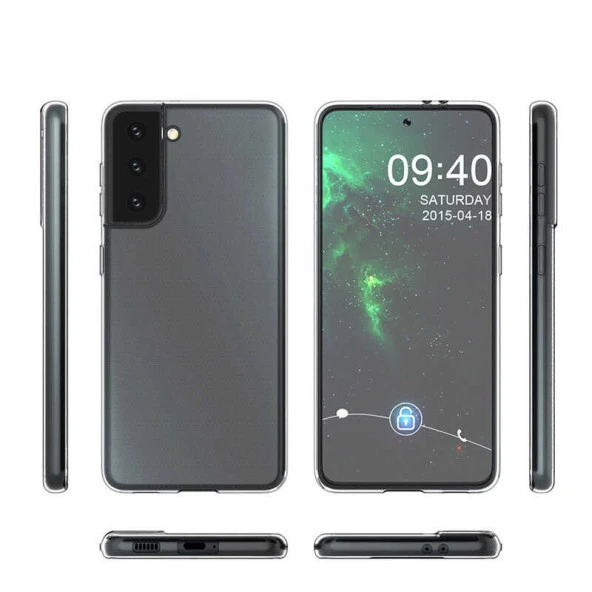 Galaxy S21 FE Kılıf  Süper Silikon Kapak - Resim 3