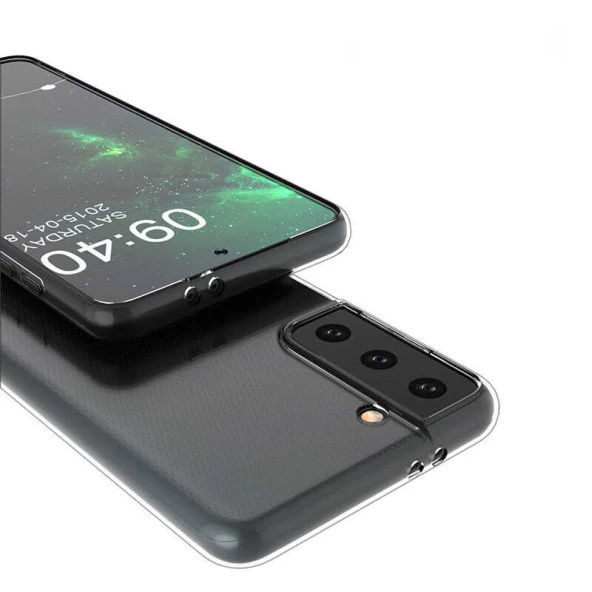 Galaxy S21 FE Kılıf  Süper Silikon Kapak - Resim 4