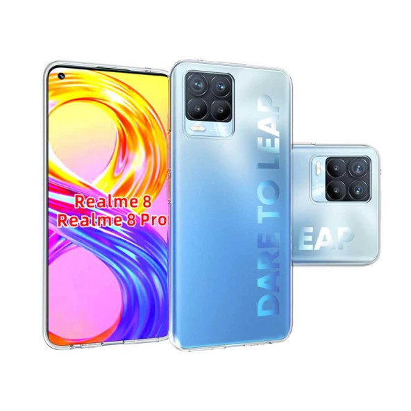 Realme 8 Kılıf  Süper Silikon Kapak ürün görseli 1