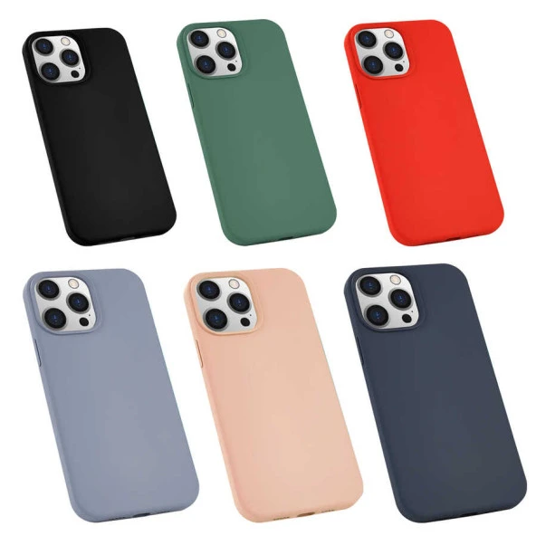 Apple iPhone 13 Pro Max Kılıf  Silk Silikon - Resim 8