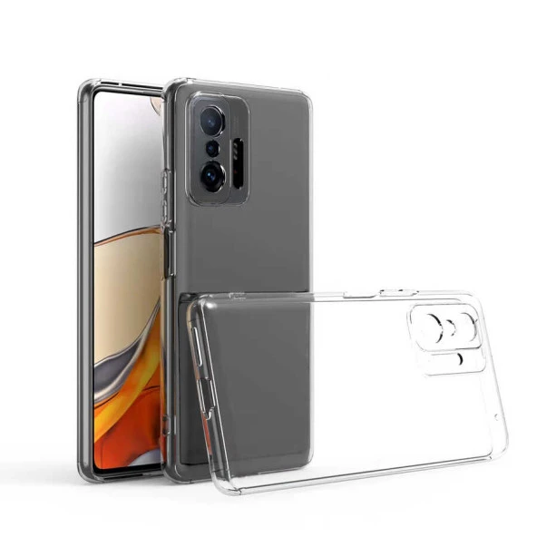 Xiaomi Mi 11T 5G Kılıf  Kamera Korumalı Süper Silikon Kapak ürün görseli 1