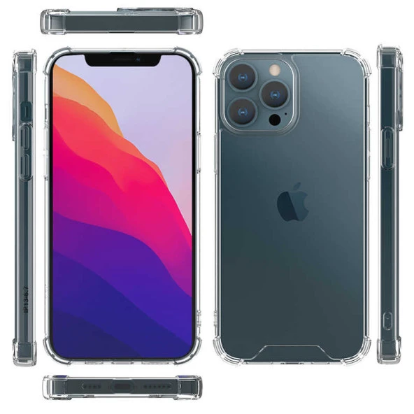 Apple iPhone 13 Pro Max Kılıf  Nitro Anti Shock Silikon - Resim 3