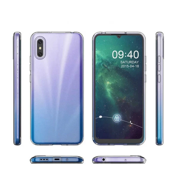 Xiaomi Redmi 9A Kılıf  Süper Silikon Kapak - Resim 3