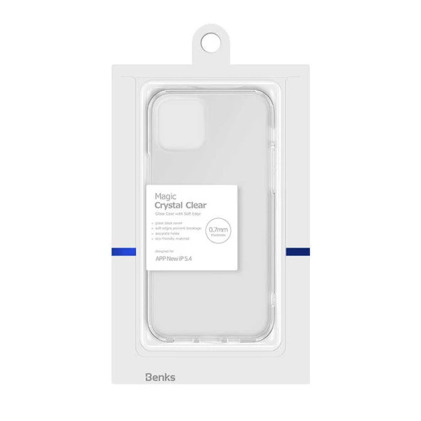 Apple iPhone 12 Mini Kılıf Benks Magic Crystal Clear Glass Kapak ürün görseli 1