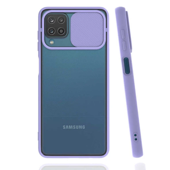 Galaxy A12 Kılıf  Lensi Kapak - Resim 3