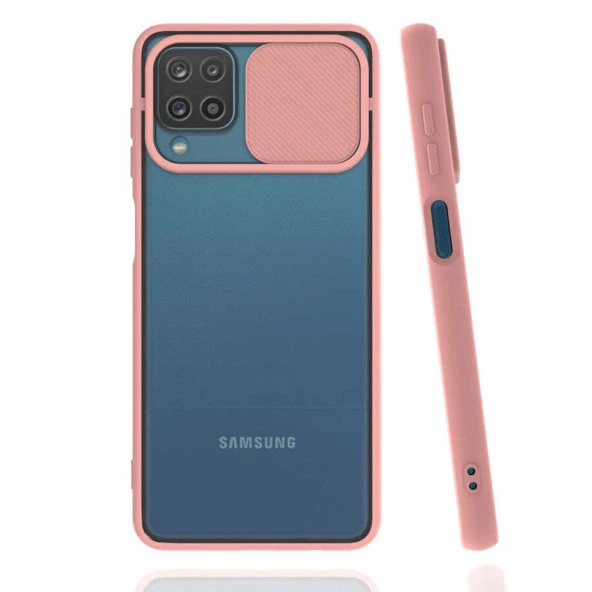 Galaxy A12 Kılıf  Lensi Kapak - Resim 4