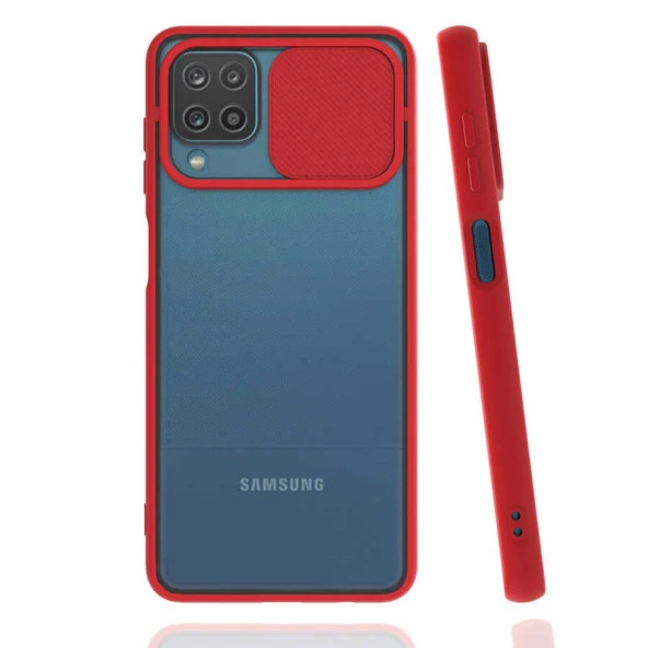 Galaxy A12 Kılıf  Lensi Kapak - Resim 5