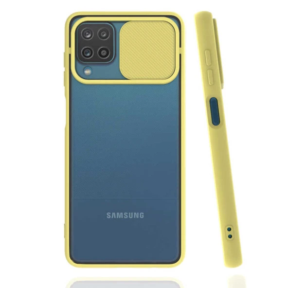 Galaxy A12 Kılıf  Lensi Kapak - Resim 6