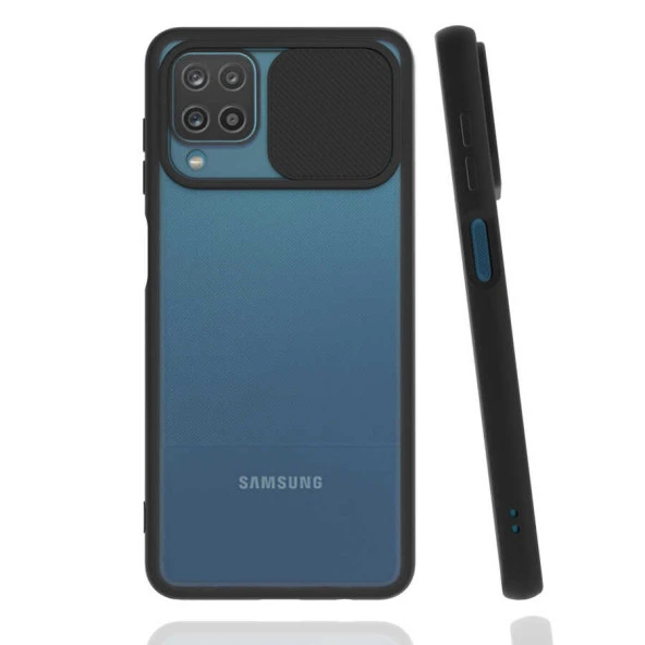 Galaxy A12 Kılıf  Lensi Kapak - Resim 7