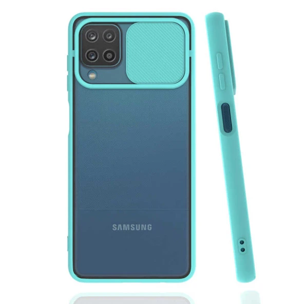 Galaxy A12 Kılıf  Lensi Kapak - Resim 8